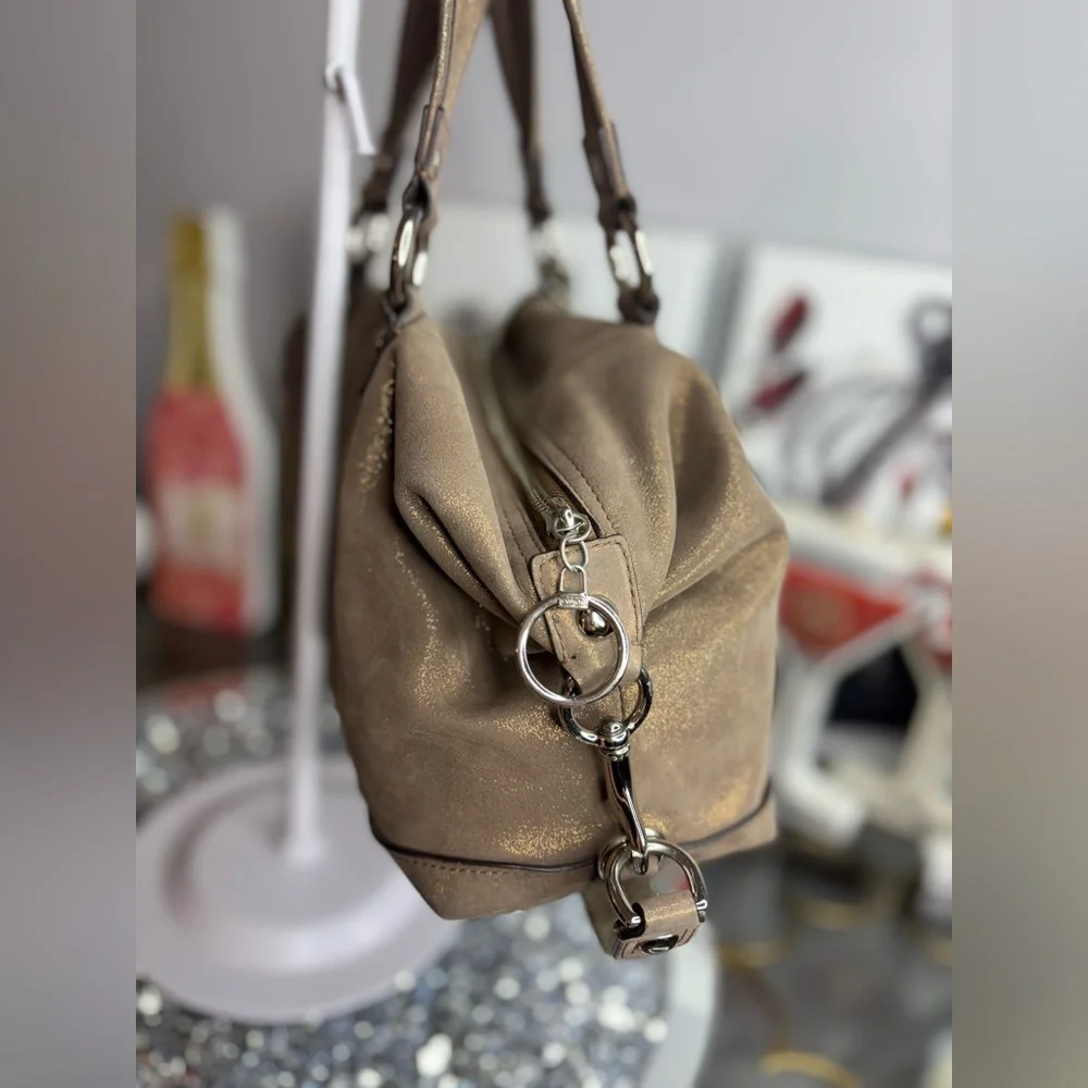 Coach 2010 Poppy “Lucky Penny” satchel GUC - Picture 7 of 15